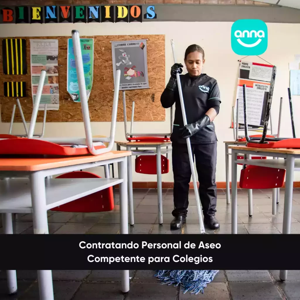 Contratar personal de aseo para colegios